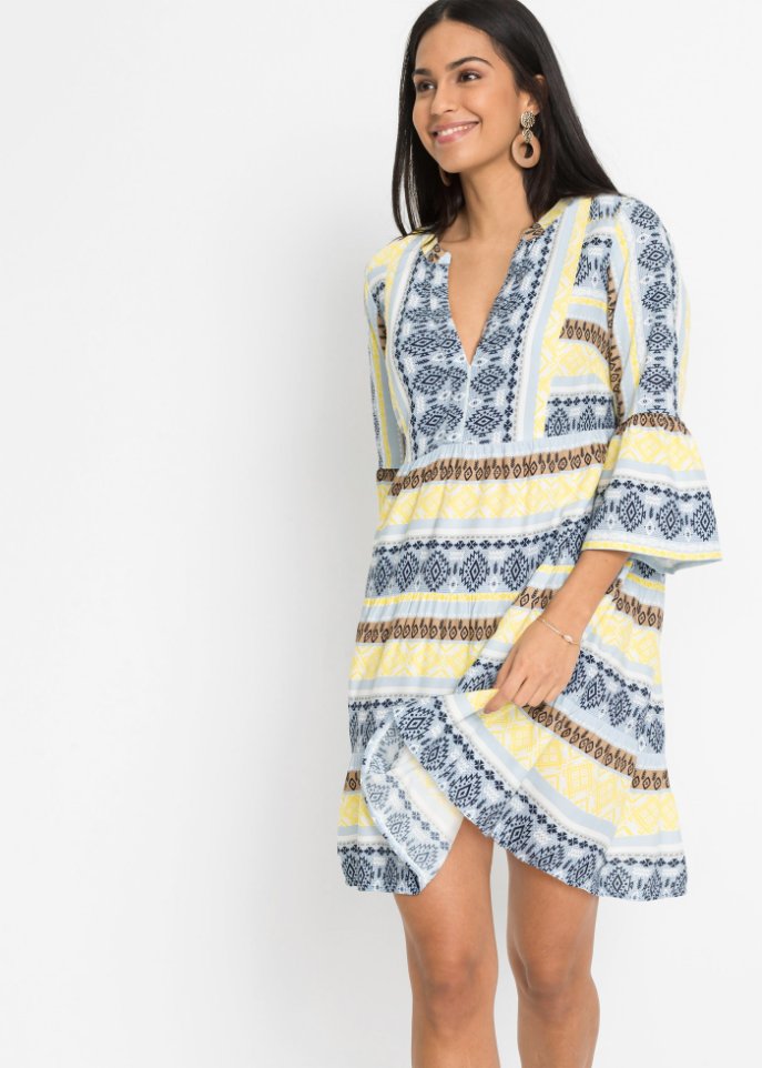Tunika-Kleid aus nachhaltiger Viskose