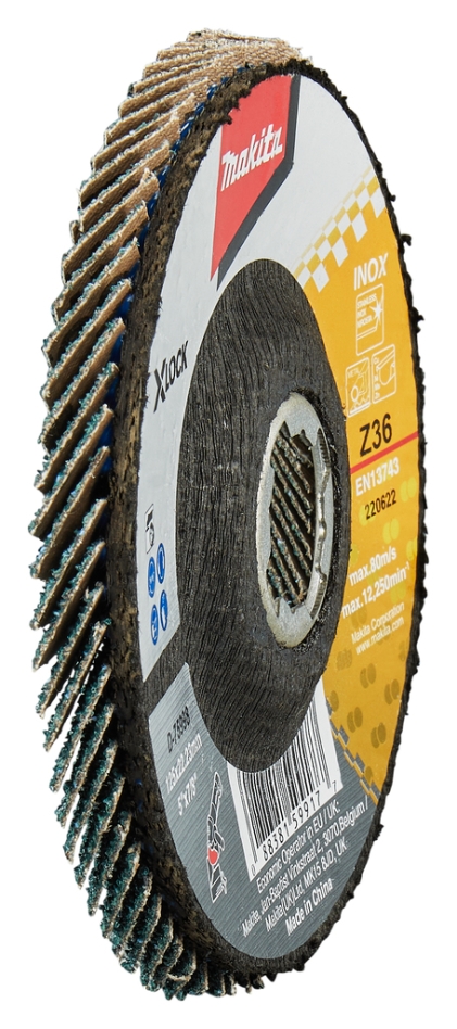 Makita Tilbehør D-75998 Lamellslipeskive X-LOCK 125 mm Z36