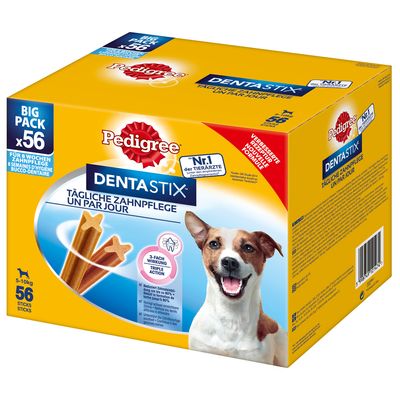 15 kg Pedigree Adult + 56 Stück Dentastix für kleine Hunde zum Sonderpreis!