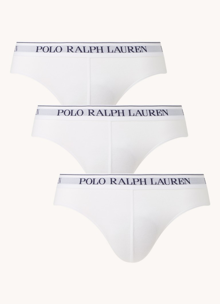 Ralph Lauren Cotton briefs in a 3-pack