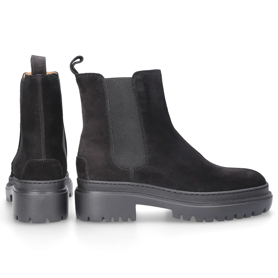 EN AVANT - Chelsea Boots D0600003/581 Veloursleder - schwarz