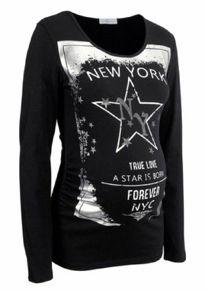 Umstandsshirt Neun Monate Umstandsshirt Schwangerschaftsshirt Langarm