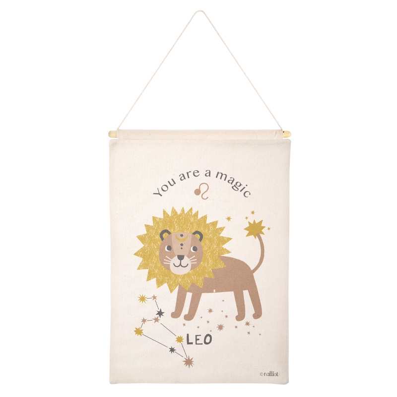 Déco murale zodiaque signe lion LITTLE LEO