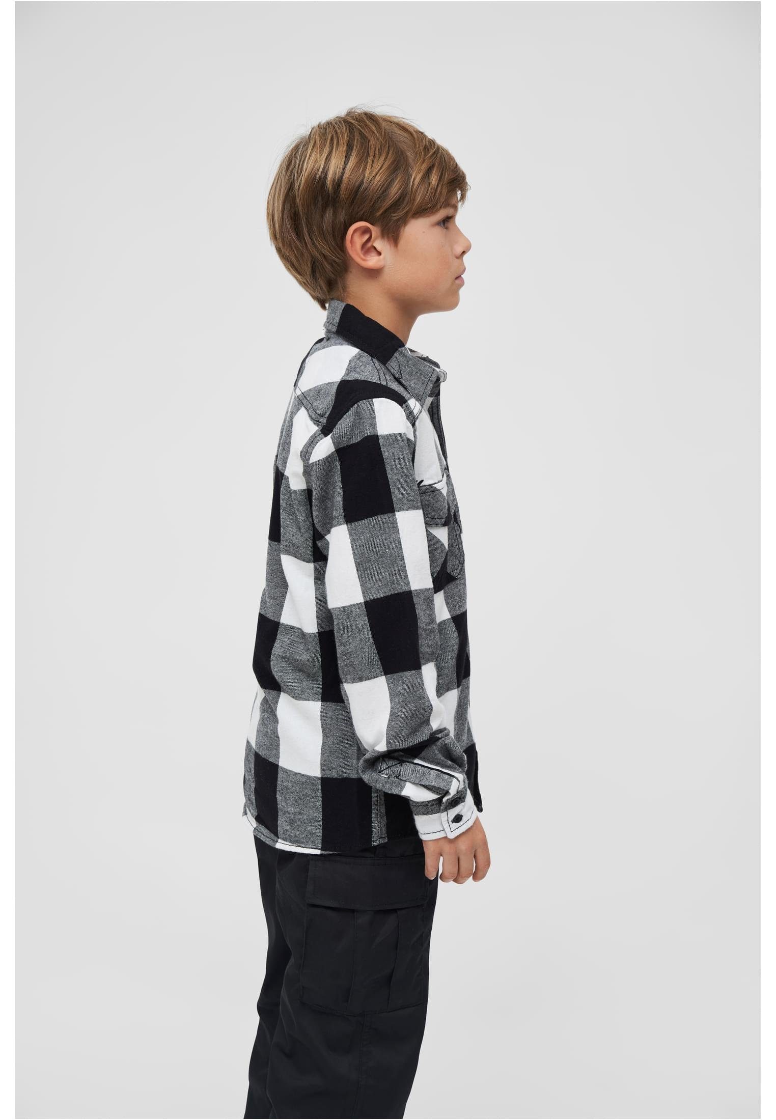 Brandit Langarmhemd Unisex Checkshirt Kids (1-tlg)