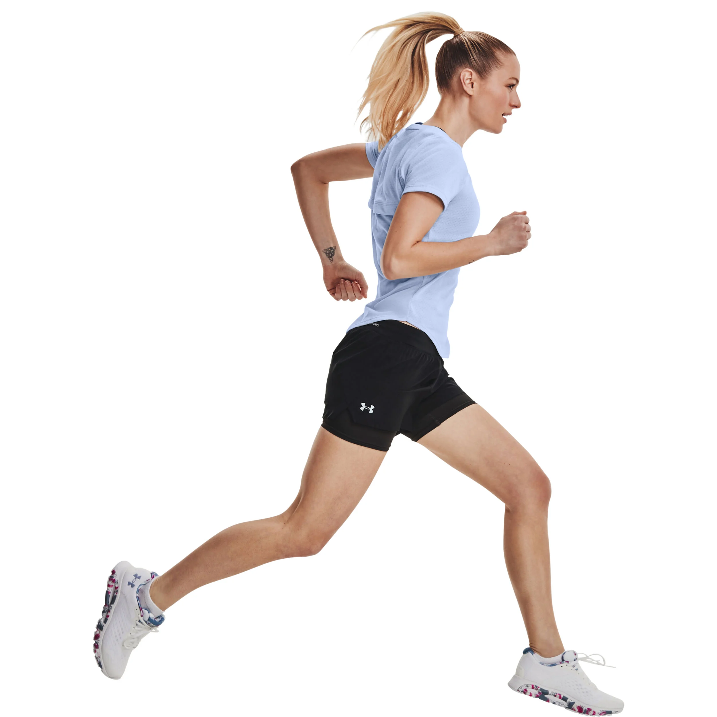 Isochill 2in1 Shorts Damen - Schwarz