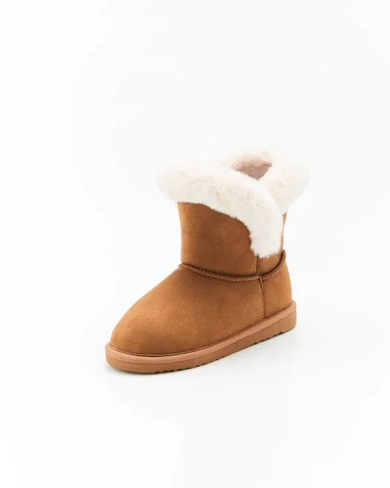 Chaussons bottines imitation fourrure Thermolactyl