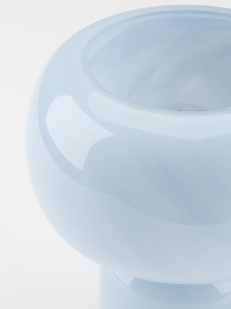 HJARNE Lampa stołowa HJARNE Ø16xH18cm niebieska
