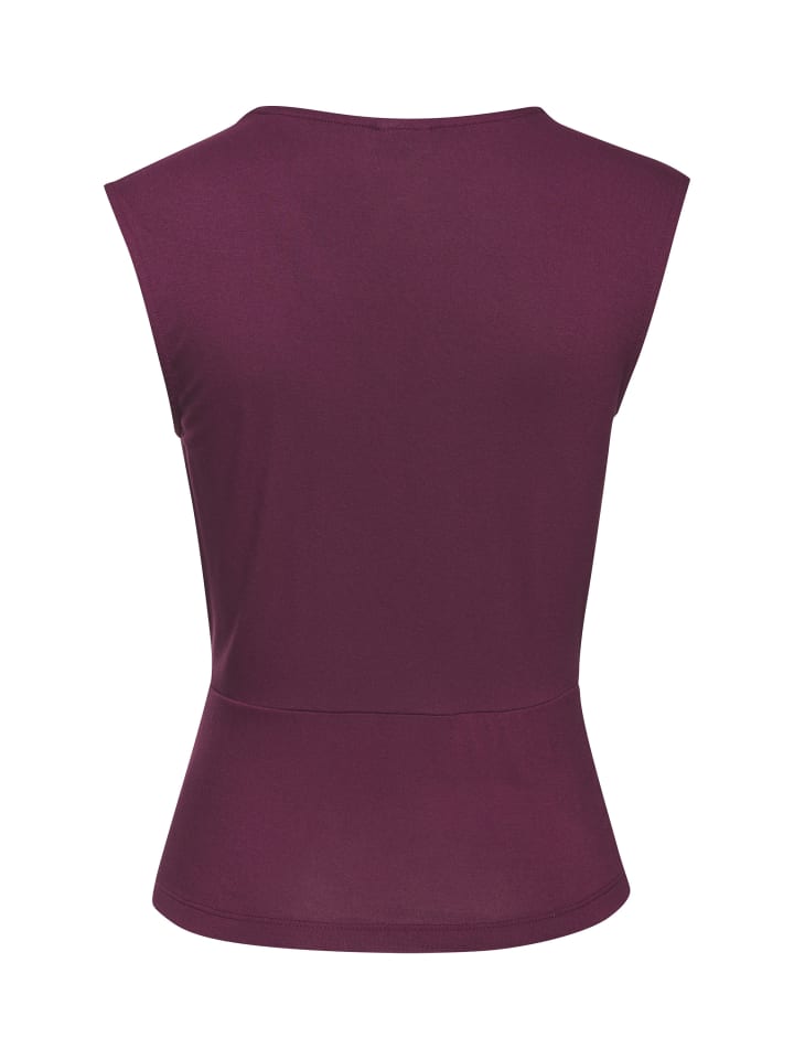 LASCANA Shirttop in aubergine/burgunder günstig kaufen