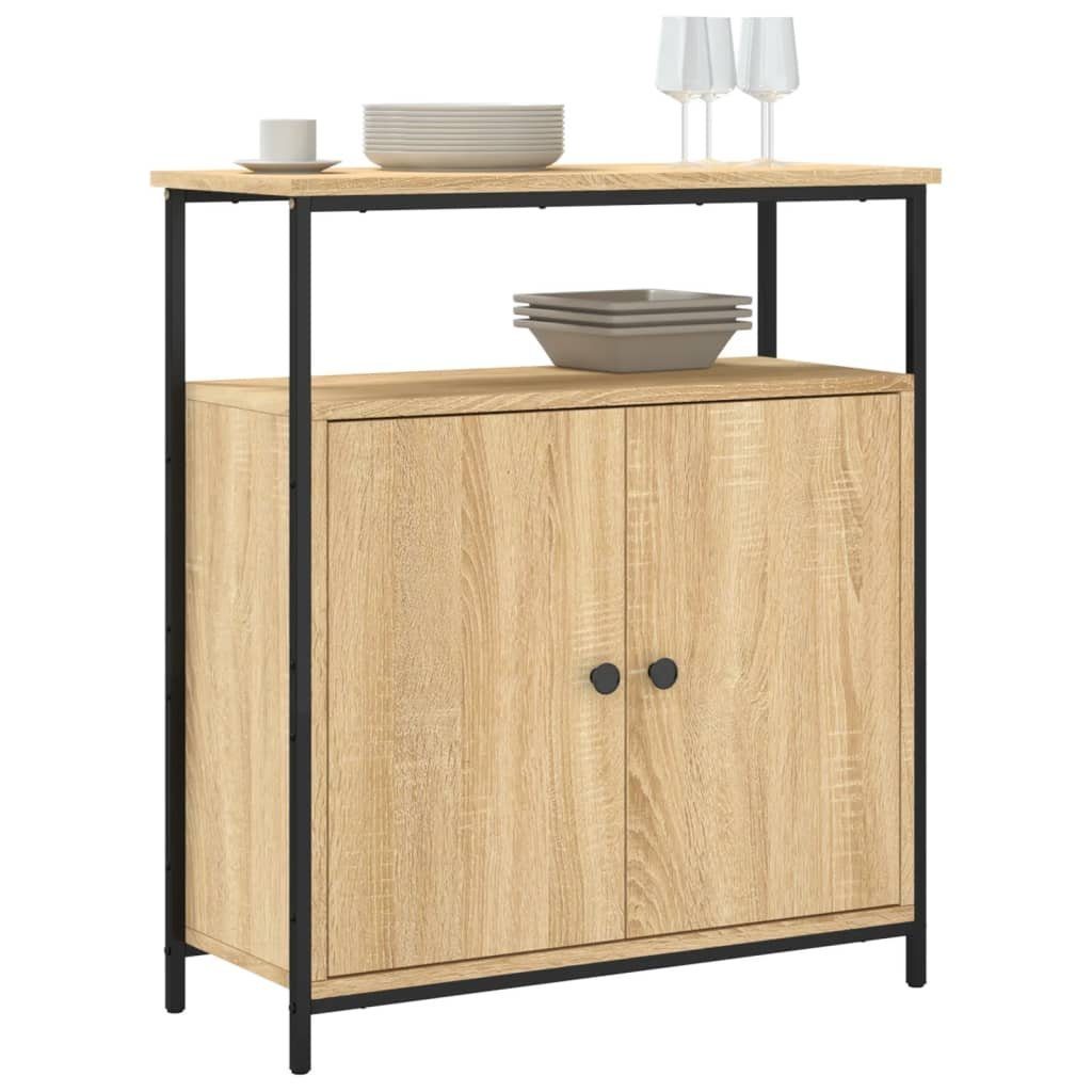 vidaXL Sideboard Sideboard Sonoma-Eiche 70x30x80 cm Holzwerkstoff (1 St)