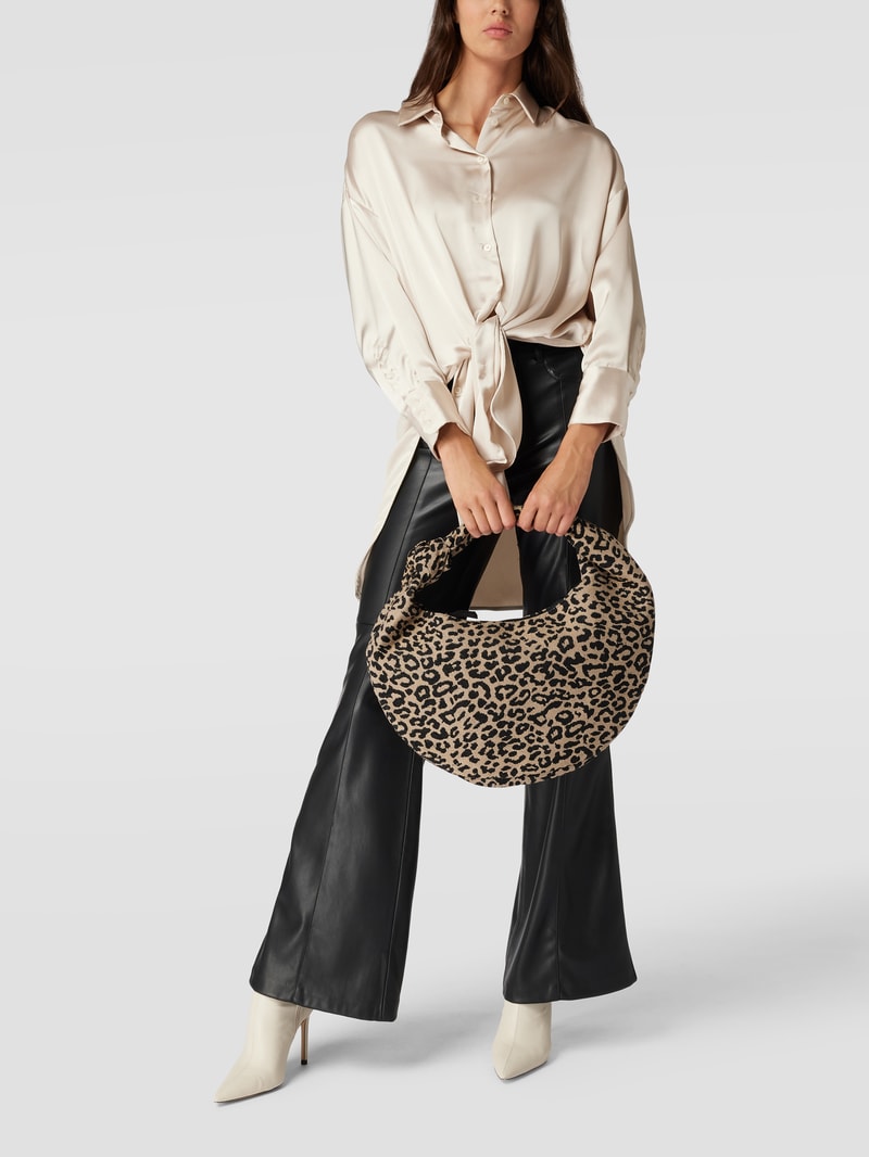 Handtasche mit Allover-Muster in sand