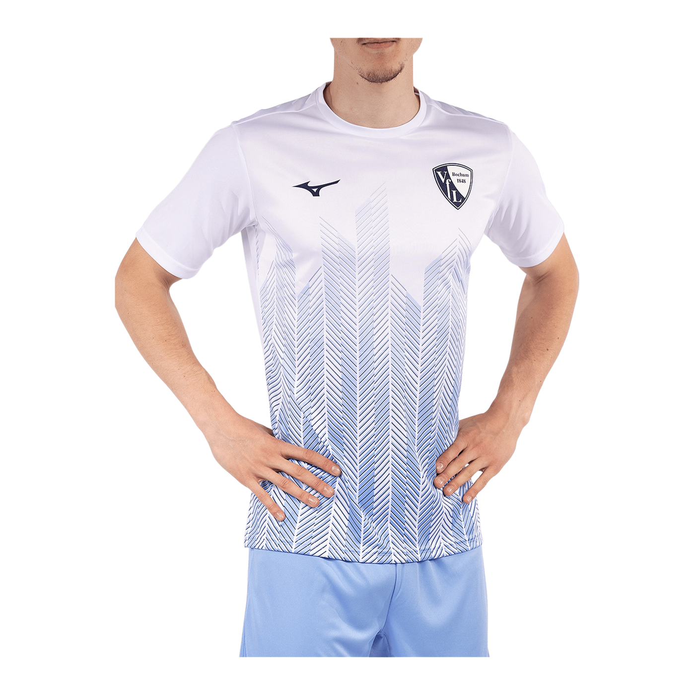 Mizuno VfL Bochum Prematch Shirt 2024/2025 Weiss F01