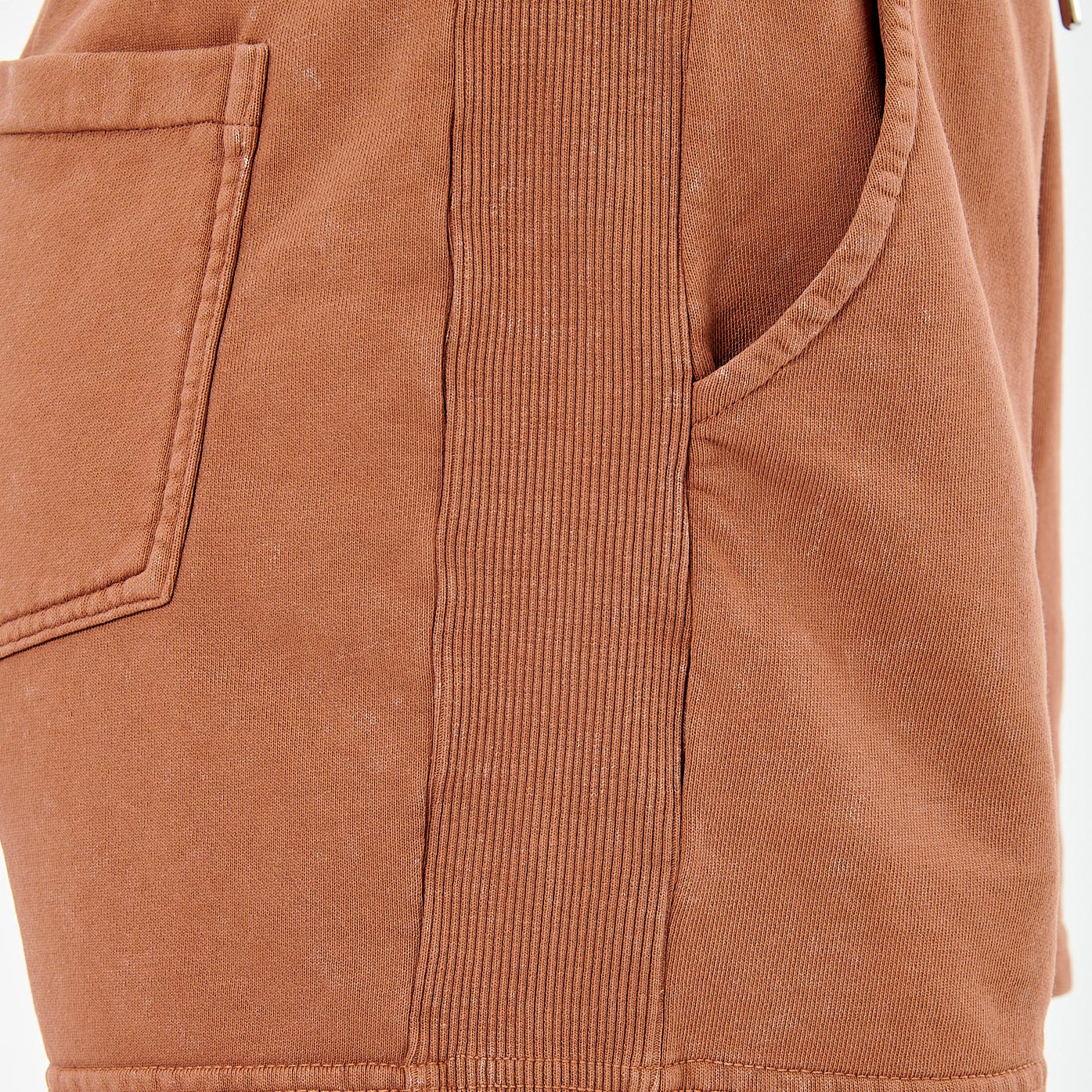 APRIL  Short marron femme 100% coton