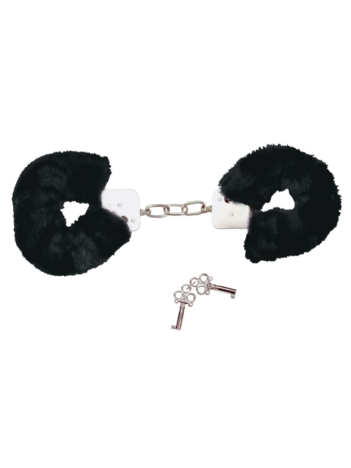 Bad Kitty Handschellen Cuffs in schwarz günstig kaufen 0