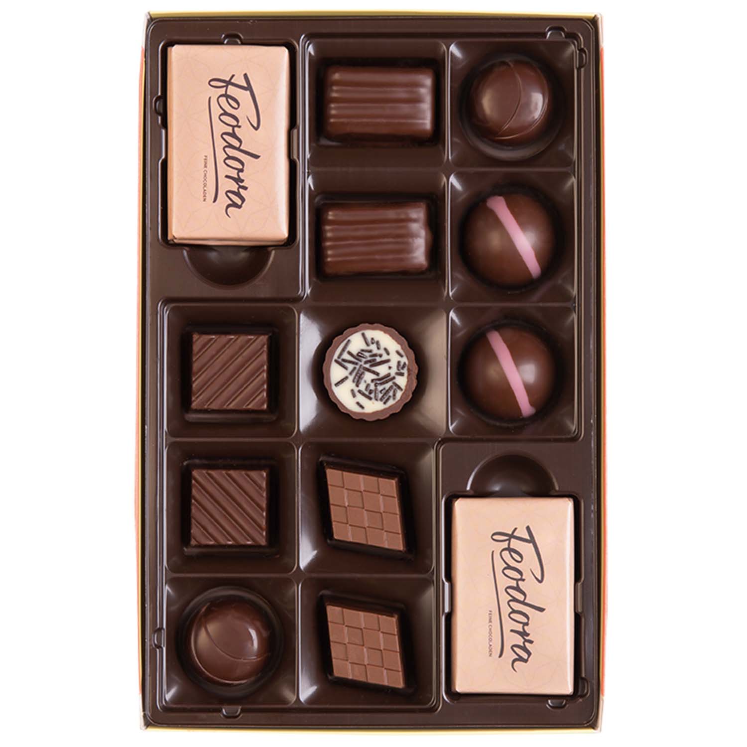 Feodora Meine Liebsten Dunkle Pralinés & Chocoladen 140g