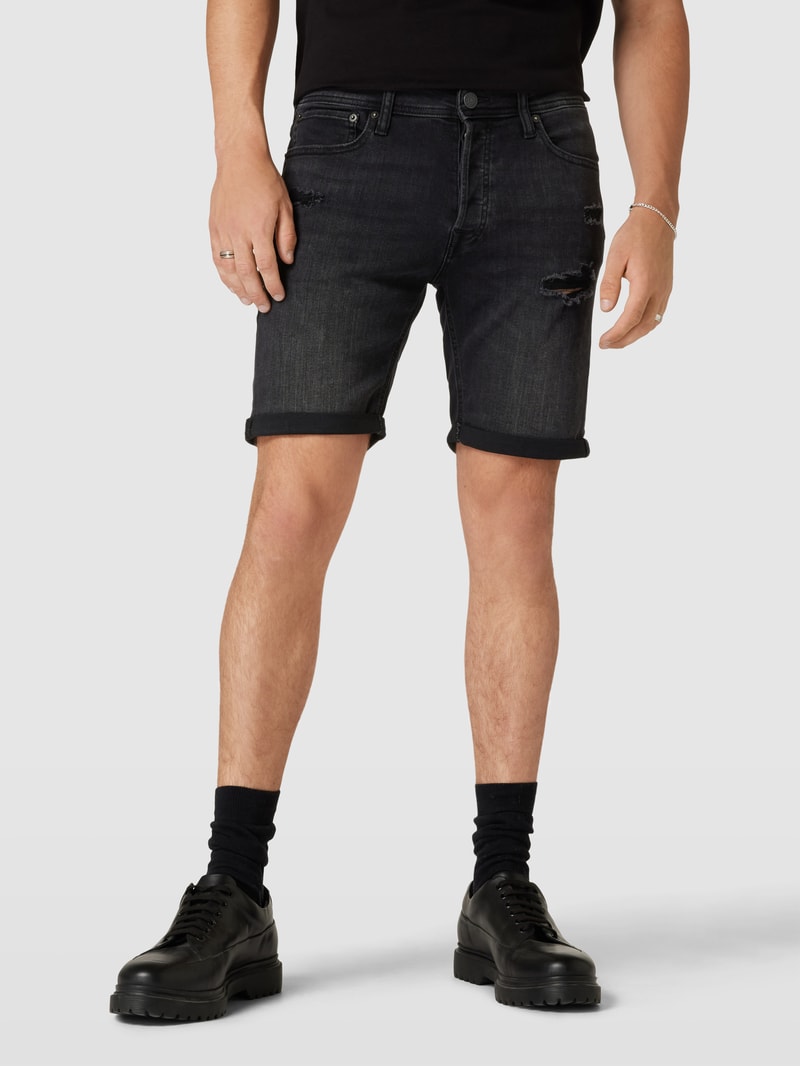 Bermudas in 5-Pocket-Design Modell 'RICK' in schwarz