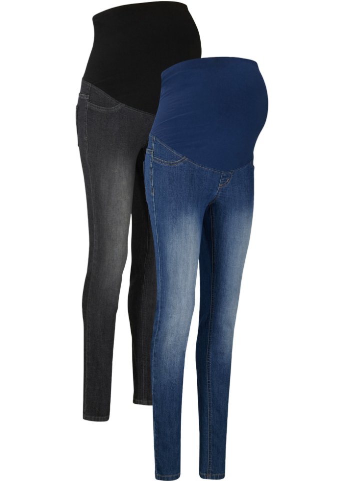 Umstandsjeggings (2-er Pack)