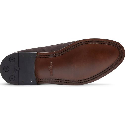 Lottusse Bootsschuh Aus Kalbsveloursleder In Mokka