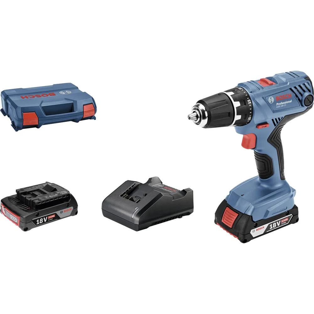 Bosch Blue 06019H100A GSR 18V-21 Mașină de găurit fără fir 18 V 2.0 AH Li-ion în cutie tip L