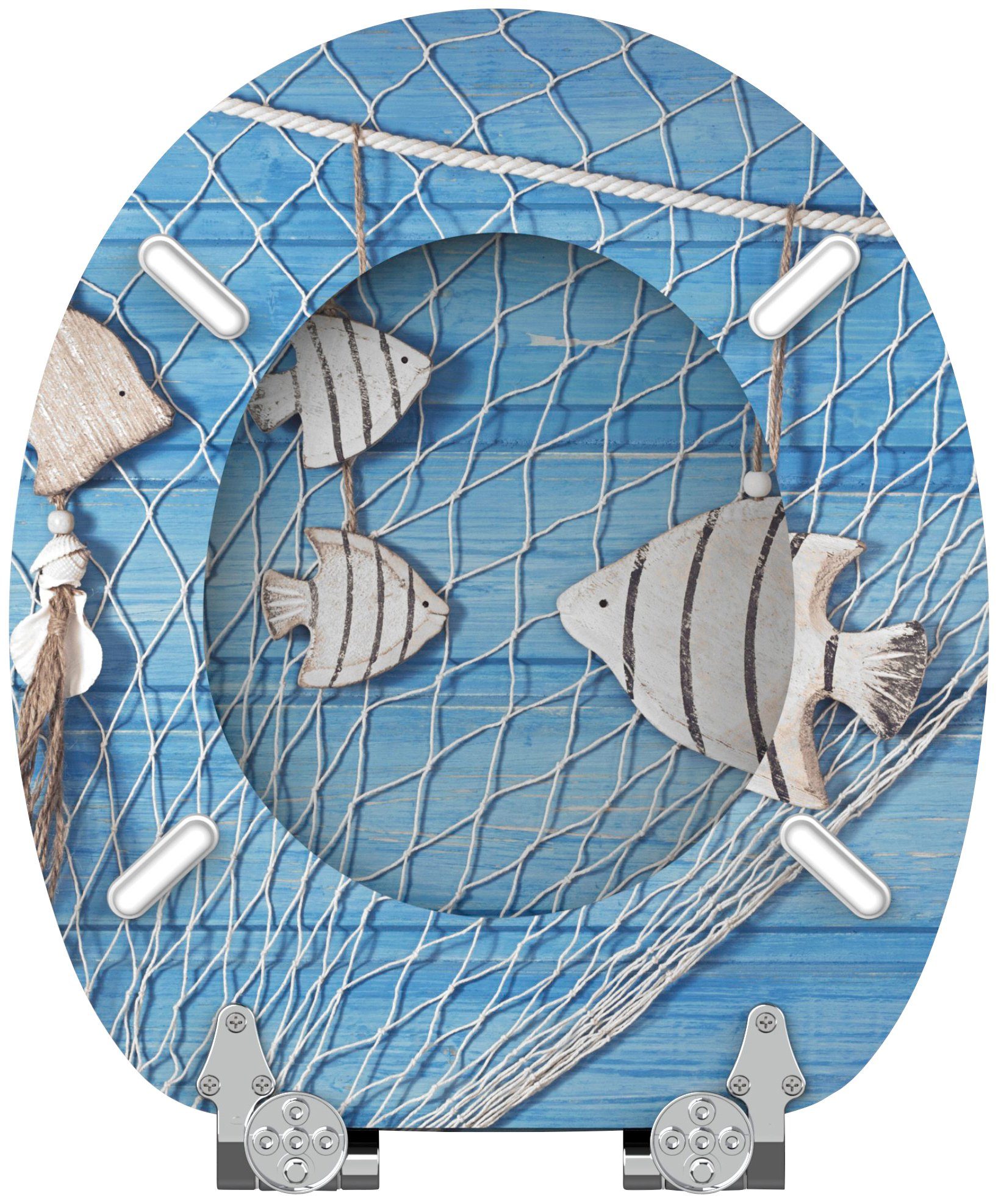 Sanilo WC-Sitz Seefahrt, mit Absenkautomatik