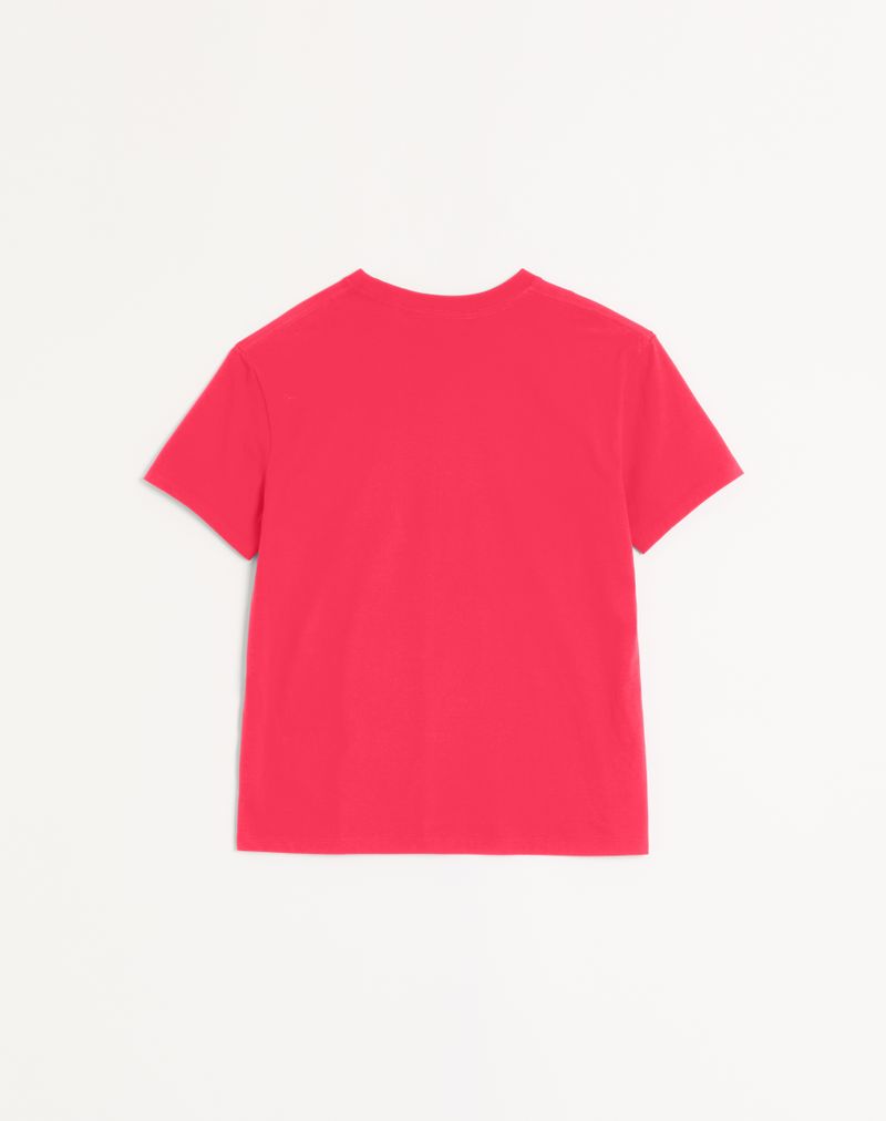 T-shirt en coton avec écusson logo V