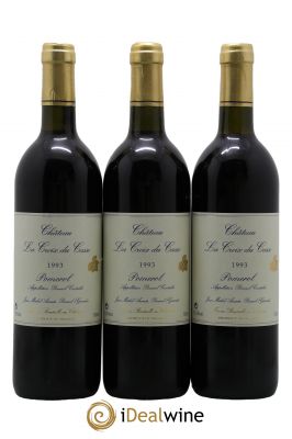 Château la Croix du Casse  1993 - Lot de 3 Bouteilles