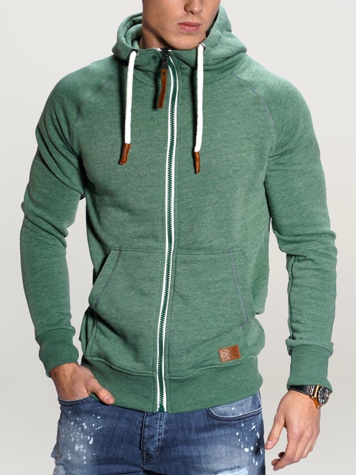 behype Sweatjacke BHTANSER in grün günstig kaufen