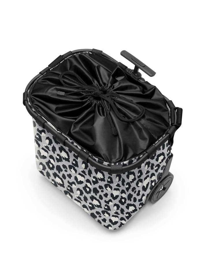 Reisenthel carrycruiser - Einkaufstrolley 47.5 cm (frame raffia black) in frame leo nero günstig kaufen onesize