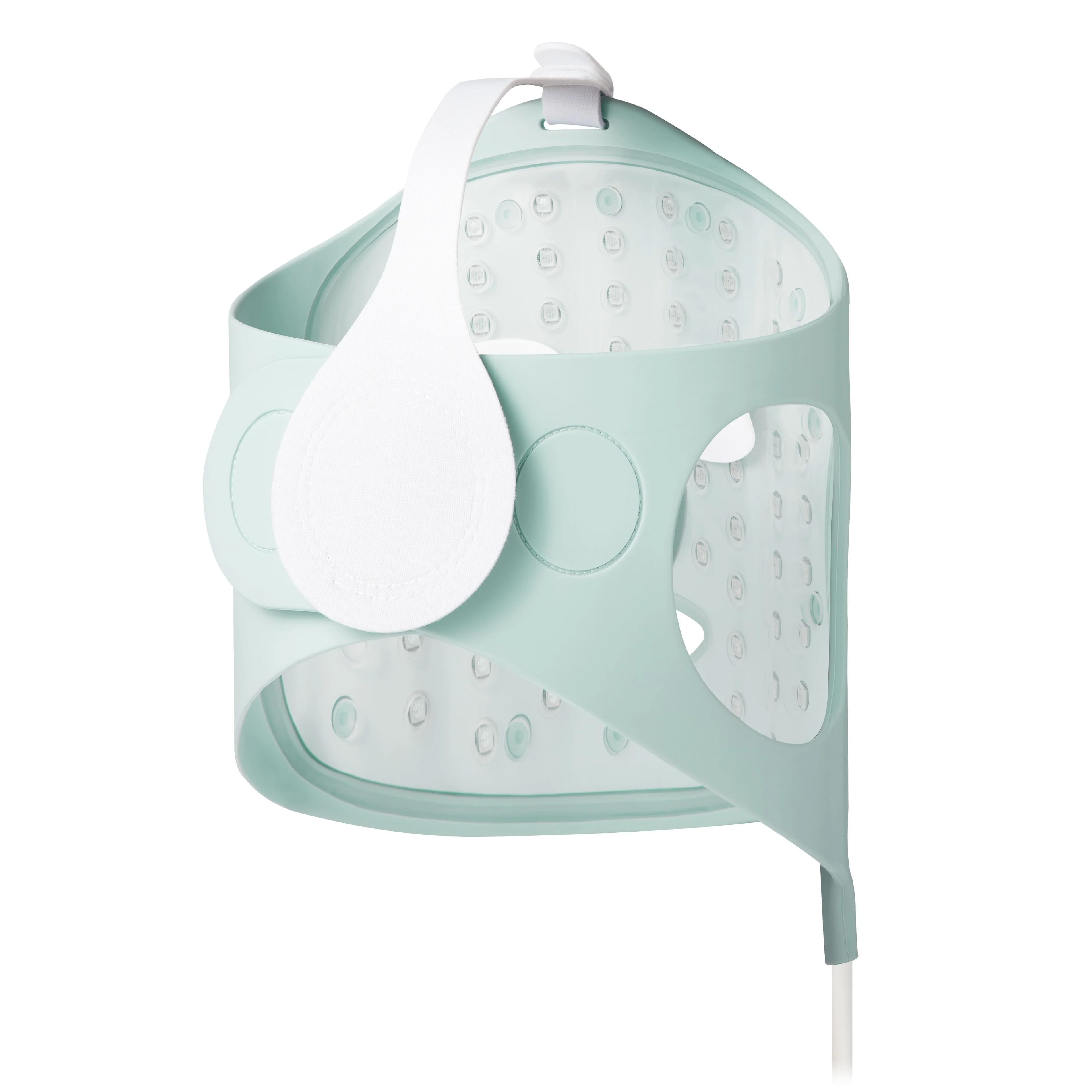 Superglow LED-lysterapimaske - Skjønnhetsapparat, 24-timers lysgivende ansiktsbehandling, 24-timers antirynkebehandling for ansiktet