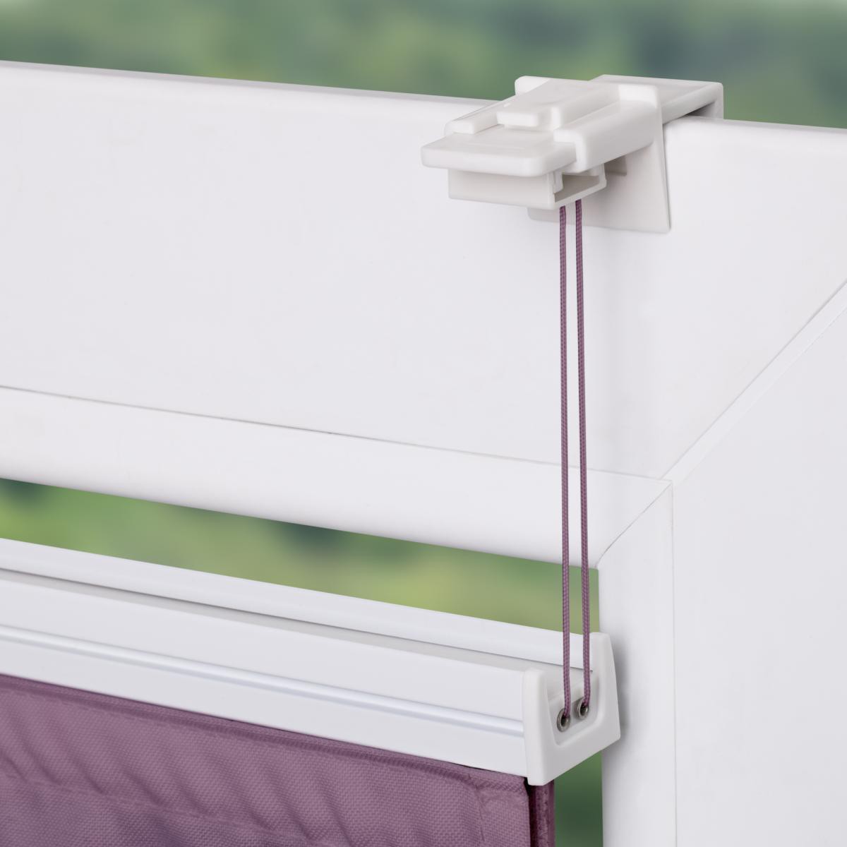 Lichtblick Raffrollo Klemmfix TOP, ohne Bohren, verspannt Taupe, 80 cm x 210 cm (B x L)