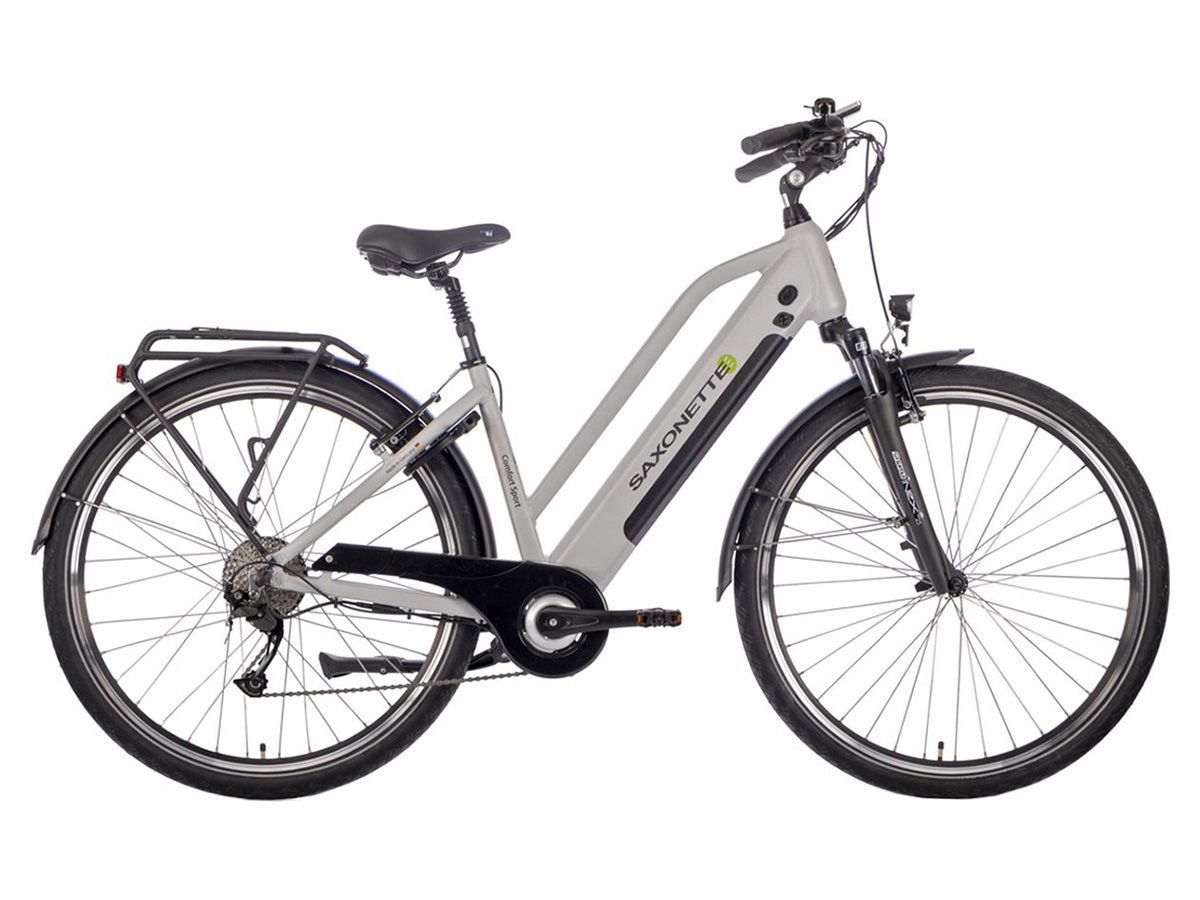 Saxonette Comfort Sport 50 cm 9 sp Elektro Damenrad
