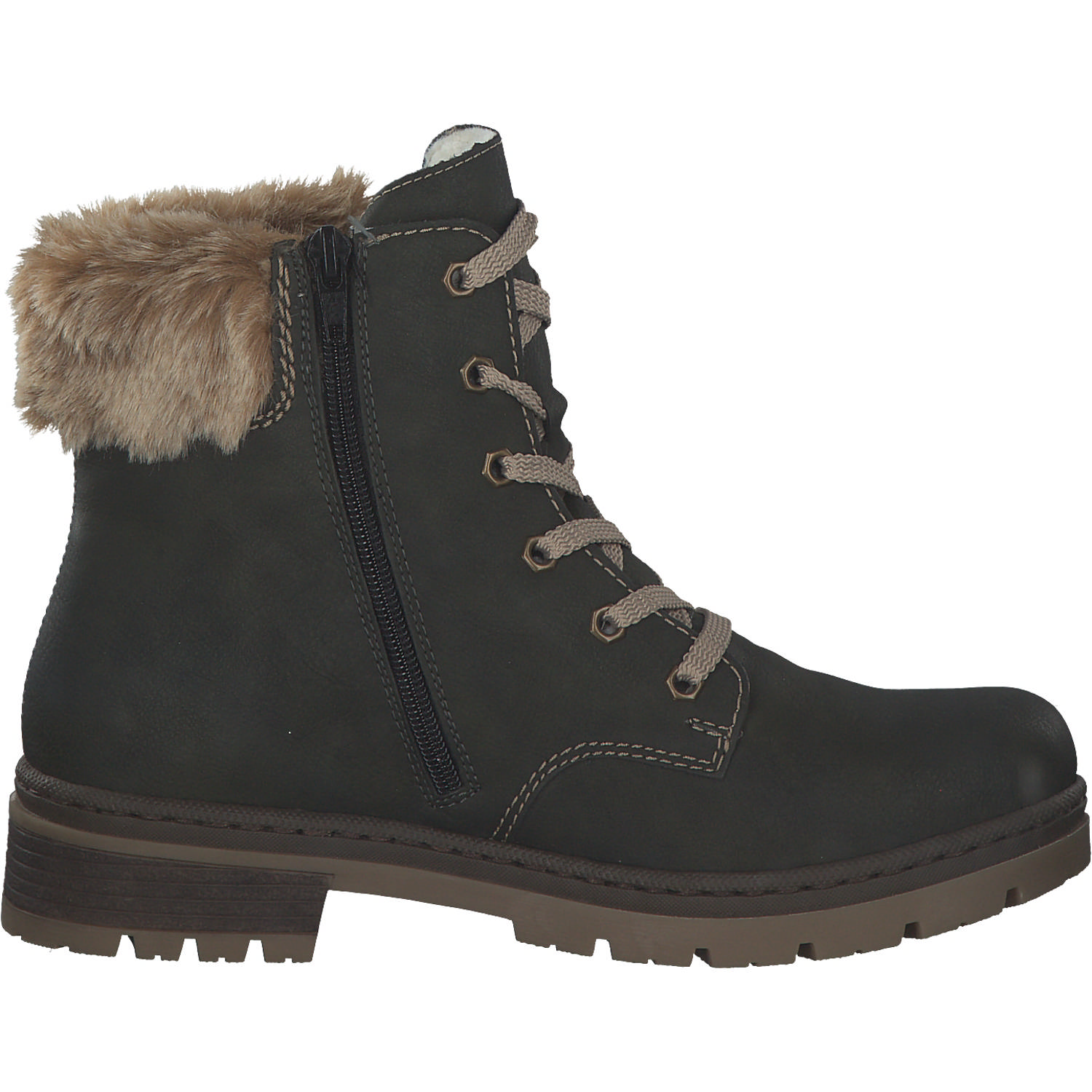 Rieker Y7411, Winterstiefeletten, Damen, forest