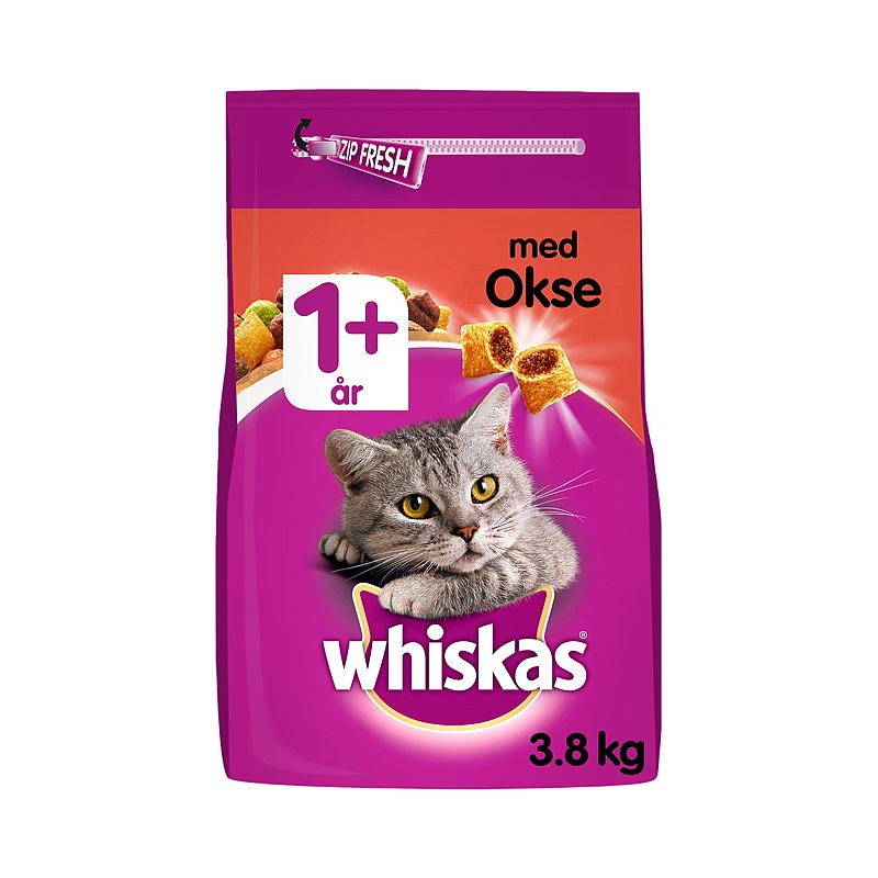 Mars Kattemat 3,8 kg oksekjøtt Whiskas