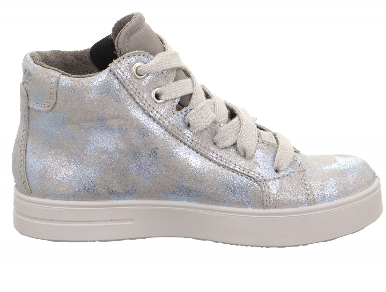 STELLA - HellgrauSneaker high mit Reißverschluss