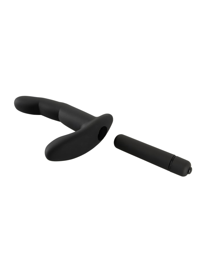 Rebel Prostata-Vibrator Naughty Finger Prostate Vibe in schwarz günstig kaufen 13,5 cm
