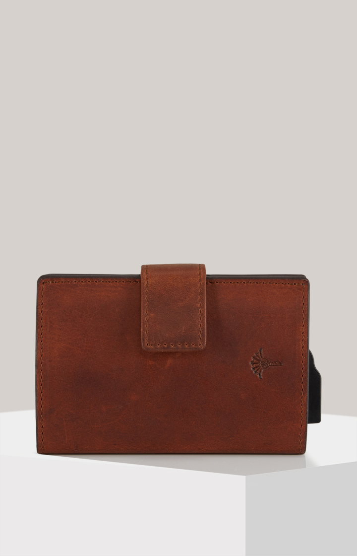 Geldbörse Loreto C-Three E-Cage in Cognac-Braun