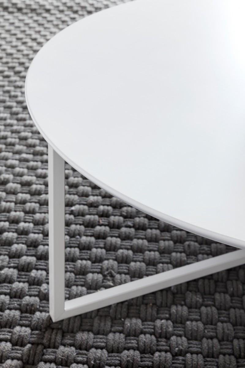 Wohnling Design Couchtisch Holz Weiß/Matt
