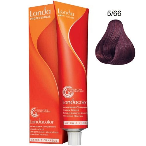 Londa Demi-Permanent Color Creme 5/66 Hellbraun Violett intensiv 60 ml