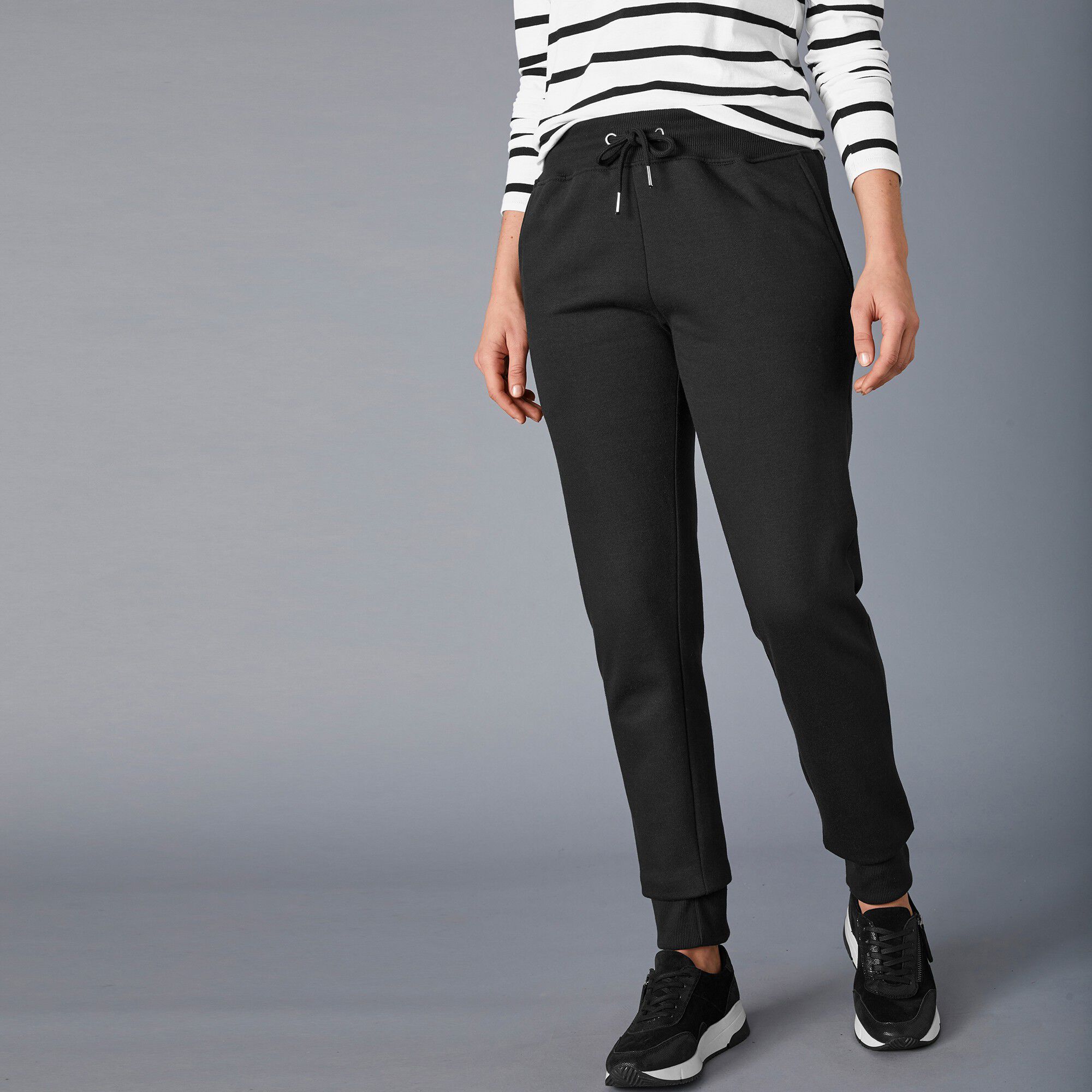 Pantalon jogging en molleton gratté