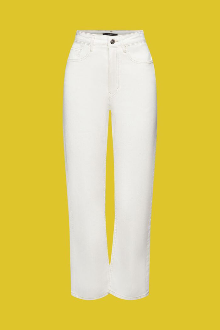Verkürzte Jeans mit geradem Bein