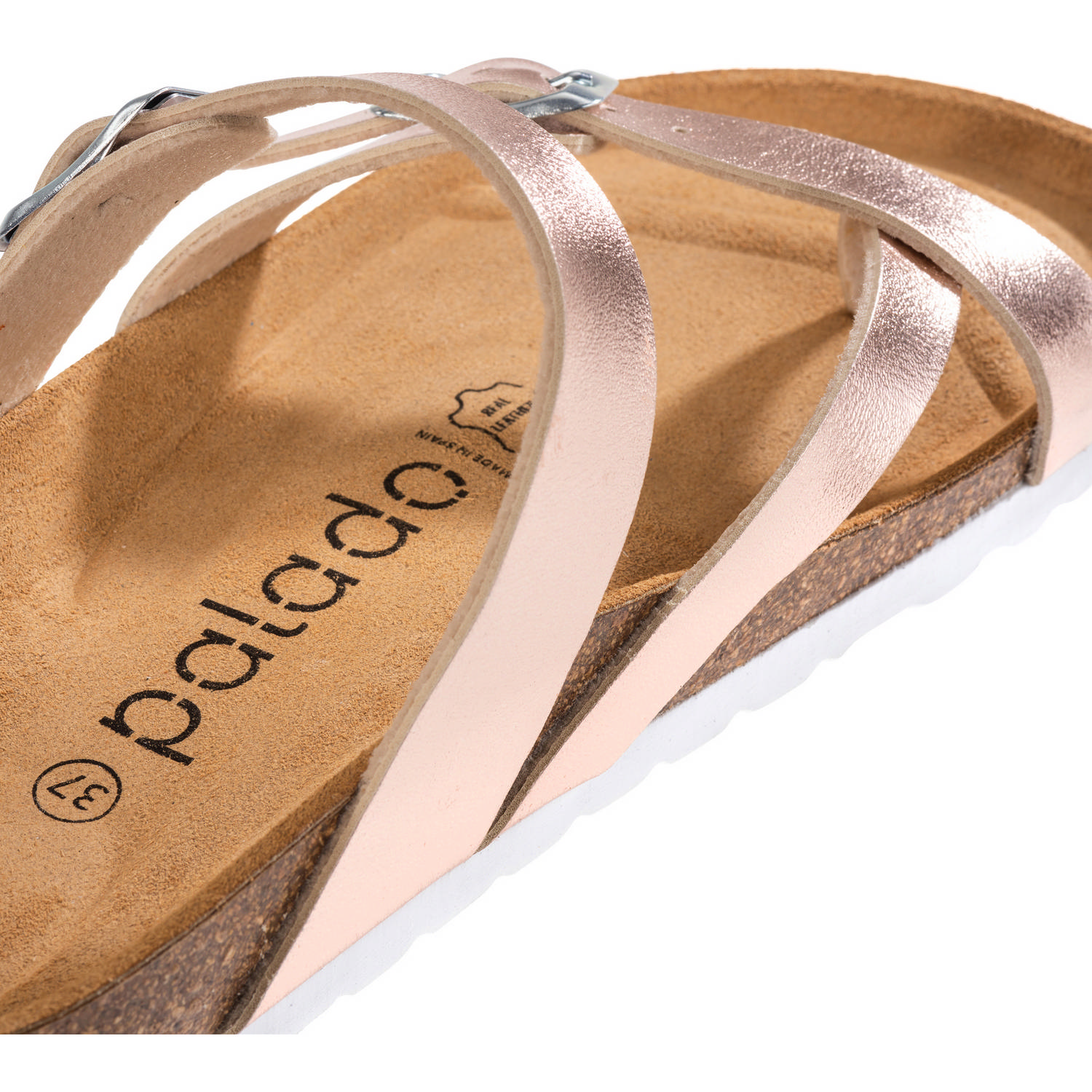 Palado Cres Metallic, Pantoletten, Damen, Rose/Silber