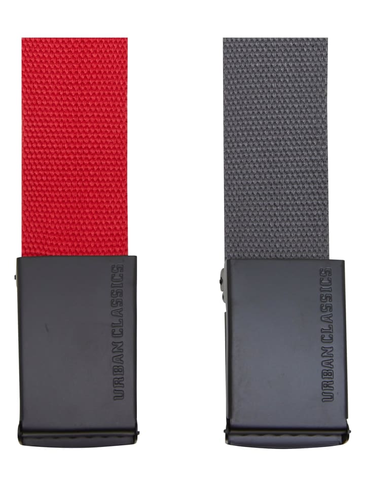 Urban Classics Urban Classics Gürtel in cityred/black magnet/black günstig kaufen onesize