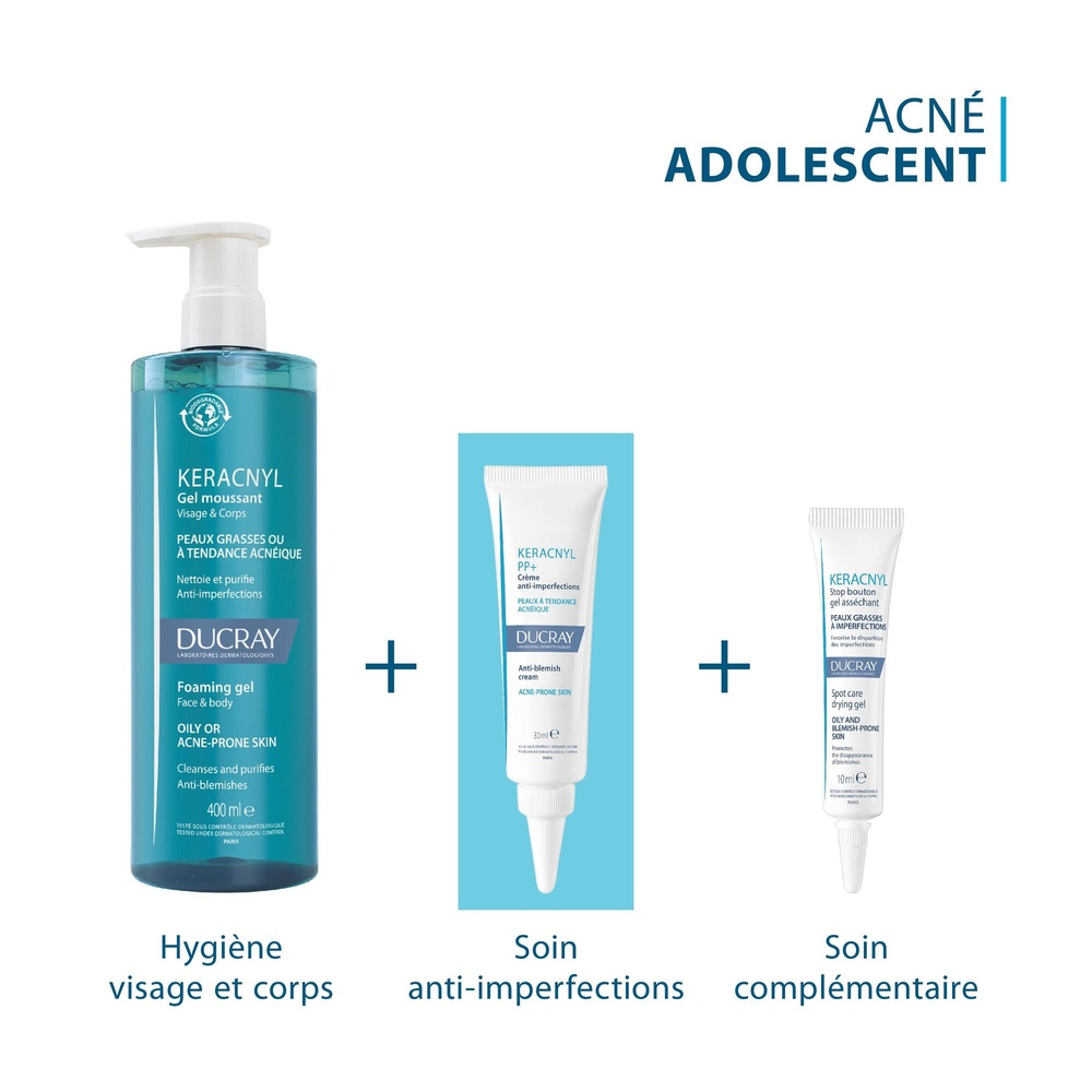Ducray Keracnyl - PP+  Emulsion traitante purif iante Soin visage