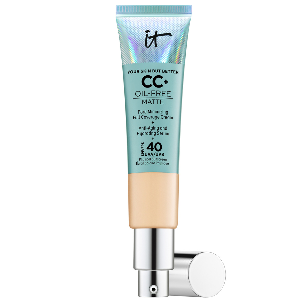 It Cosmetics Your Skin But Better™ CC+ Cream Oil Free Matte CC Crème Correctrice Mate Haute Couvrance