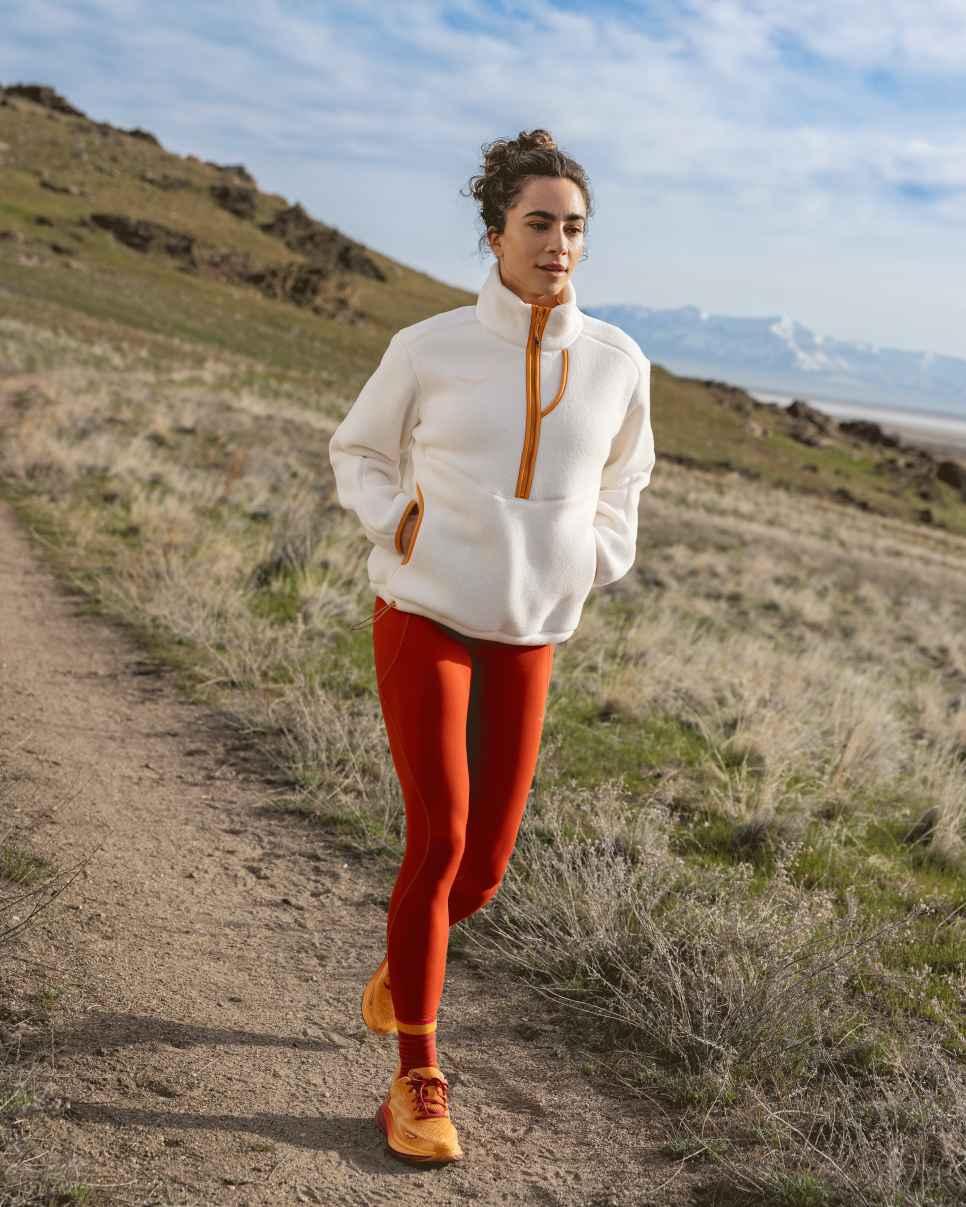 Ridgetop Fleece med halv glidelås Eggnog