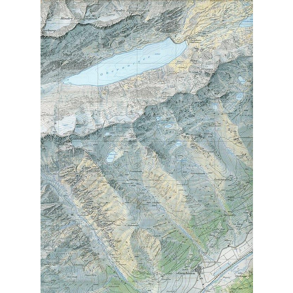 Swisstopo 1 : 25 000 Ulrichen - Wanderkarte