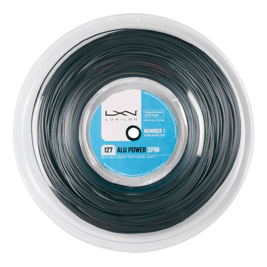 Alu Power Spin Saitenrolle 220m - Silber