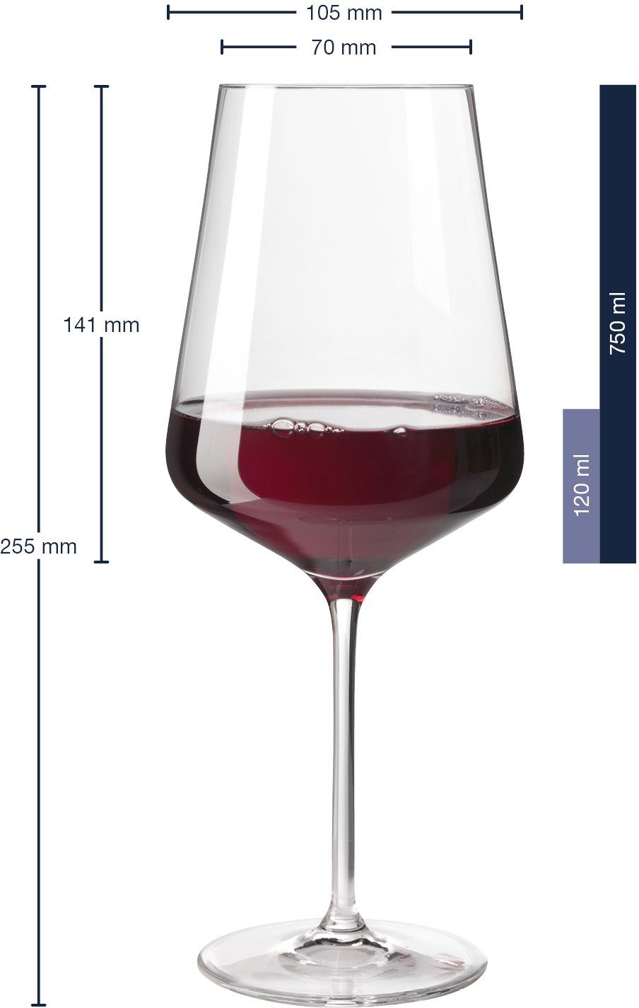 LEONARDO Gläser-Set Puccini, Glas, Teqton-Qualität, 12-teilig