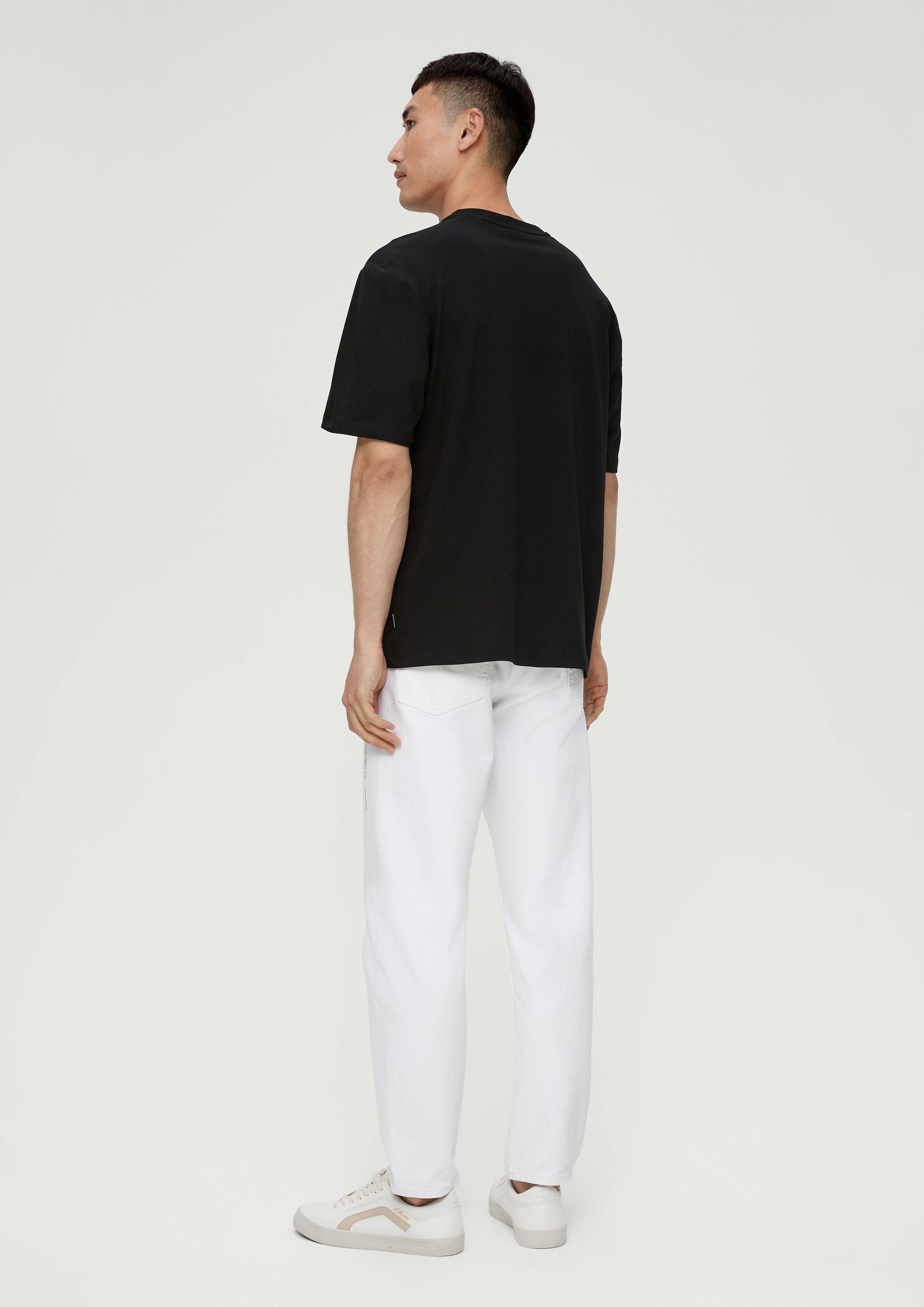 Baumwollshirt mit Frontprint  2131371-99D2