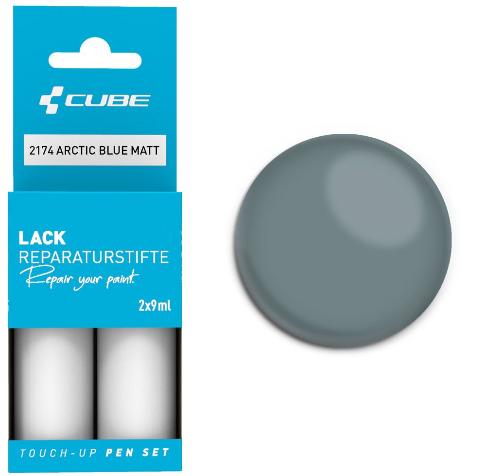 Cube Lackreparaturstift Set ARTIC BLUE matt kaufen | Bike-Discount