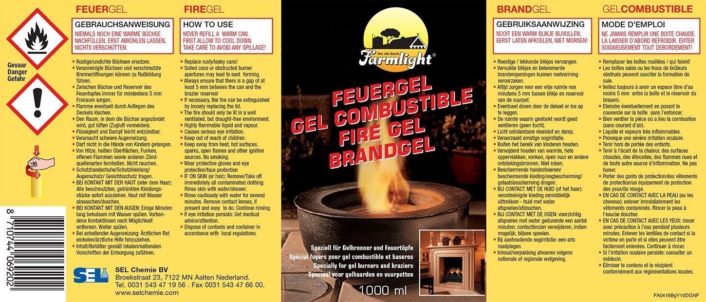 Moritz Brennpaste 1L Brenngel Sicherheits-brennpaste Feuergel Feuer, (Brennstoff), für Racelette, Fondue, Rechauds, Chaving Dishes, Brenntöpfe geeignet